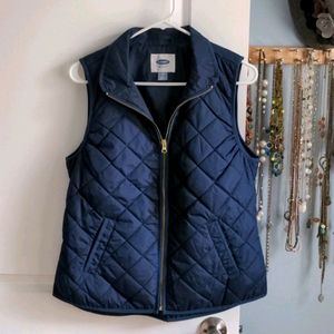 Women's navy blue vest